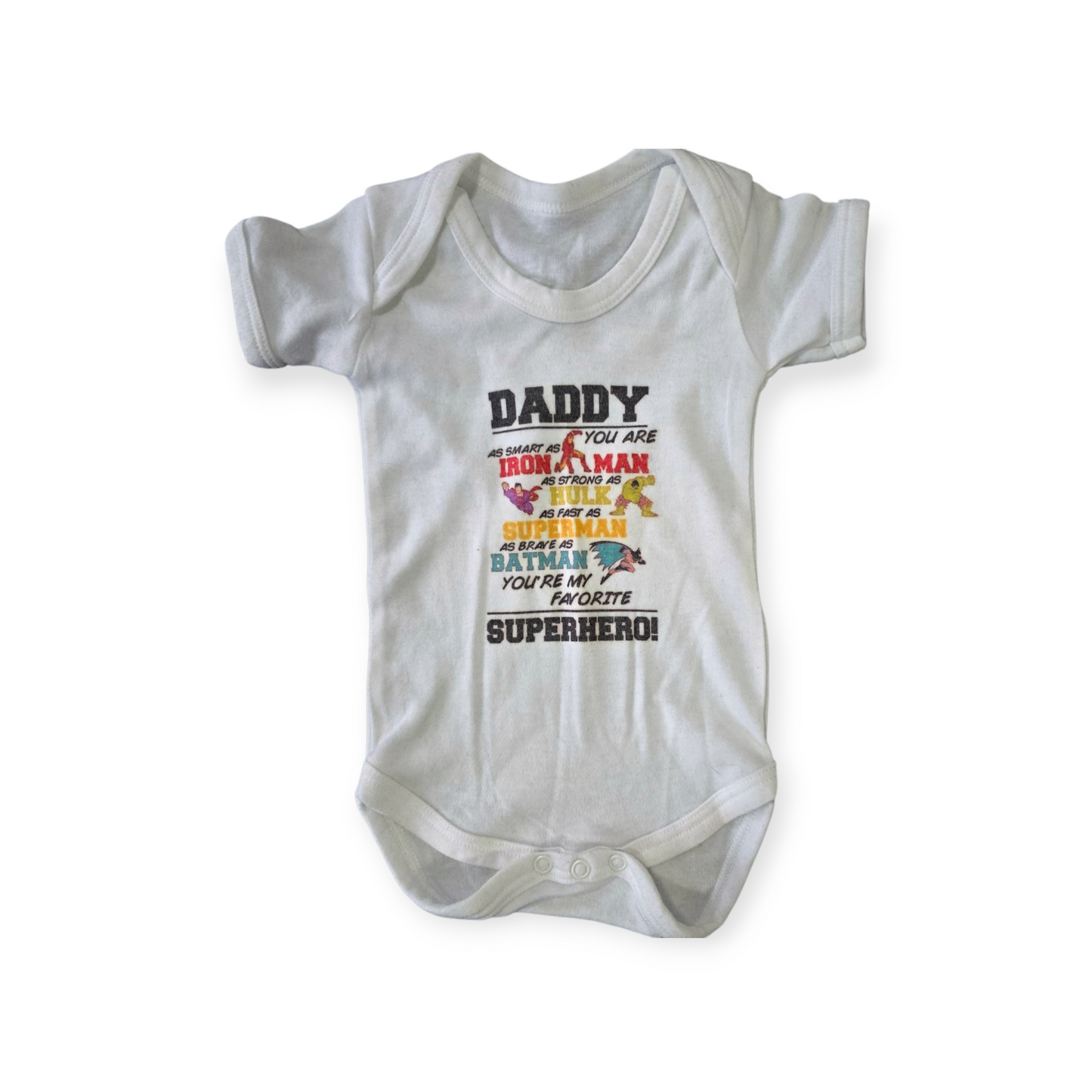 4-6 Months Superhero Baby Vest