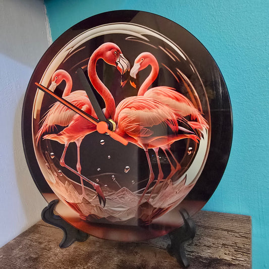 Flamingo Clock